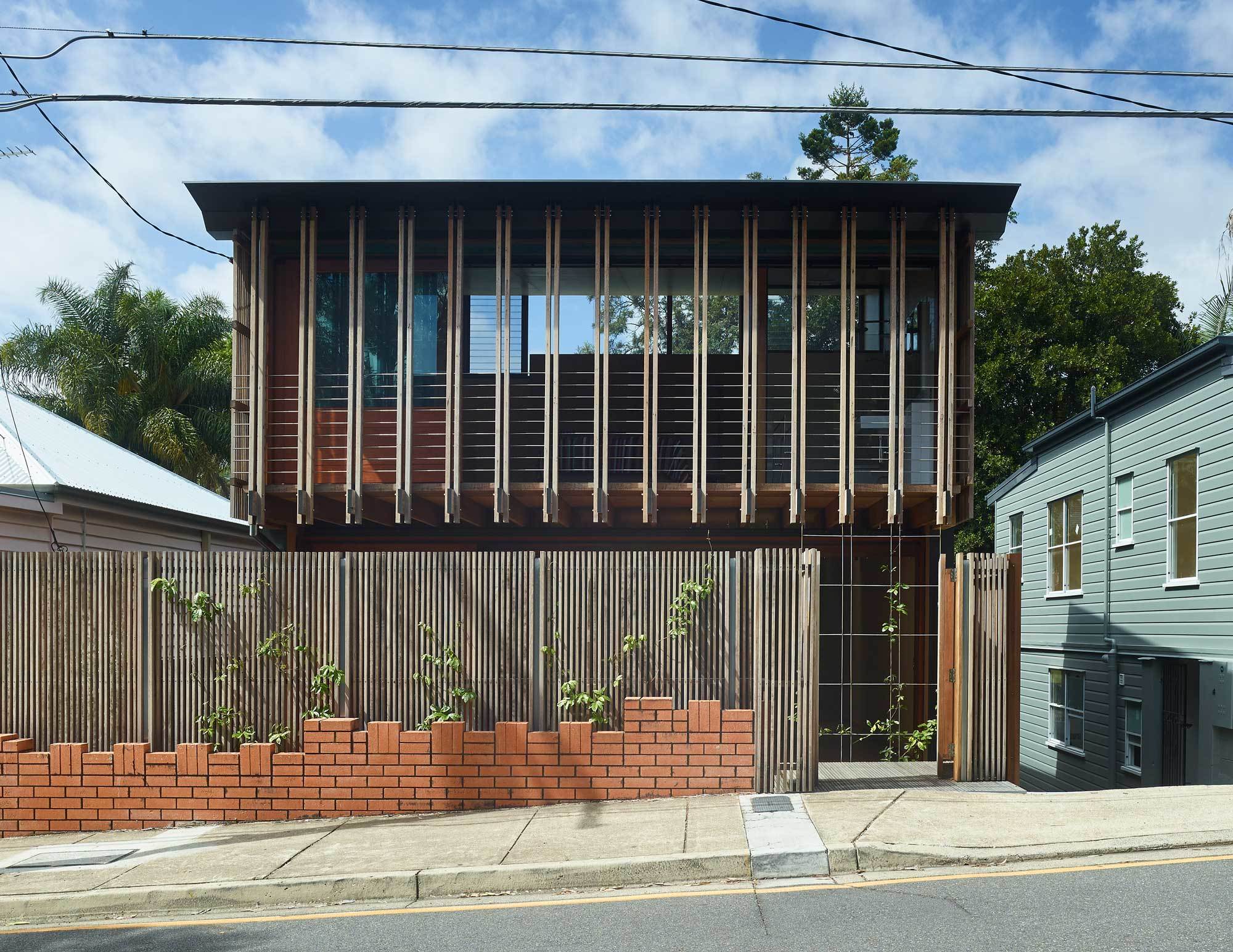 The West End House - Exterior Façade -Photography by Scott Burrows