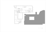 Level 2 floor plan drawing in grayscale of the ABC Headquarters building, by KIRK Studio Architects.