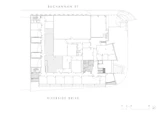 Level 1 floor plan drawing for Cutting Edge Postproduction facility building. Architecture design by KIRK Studio.