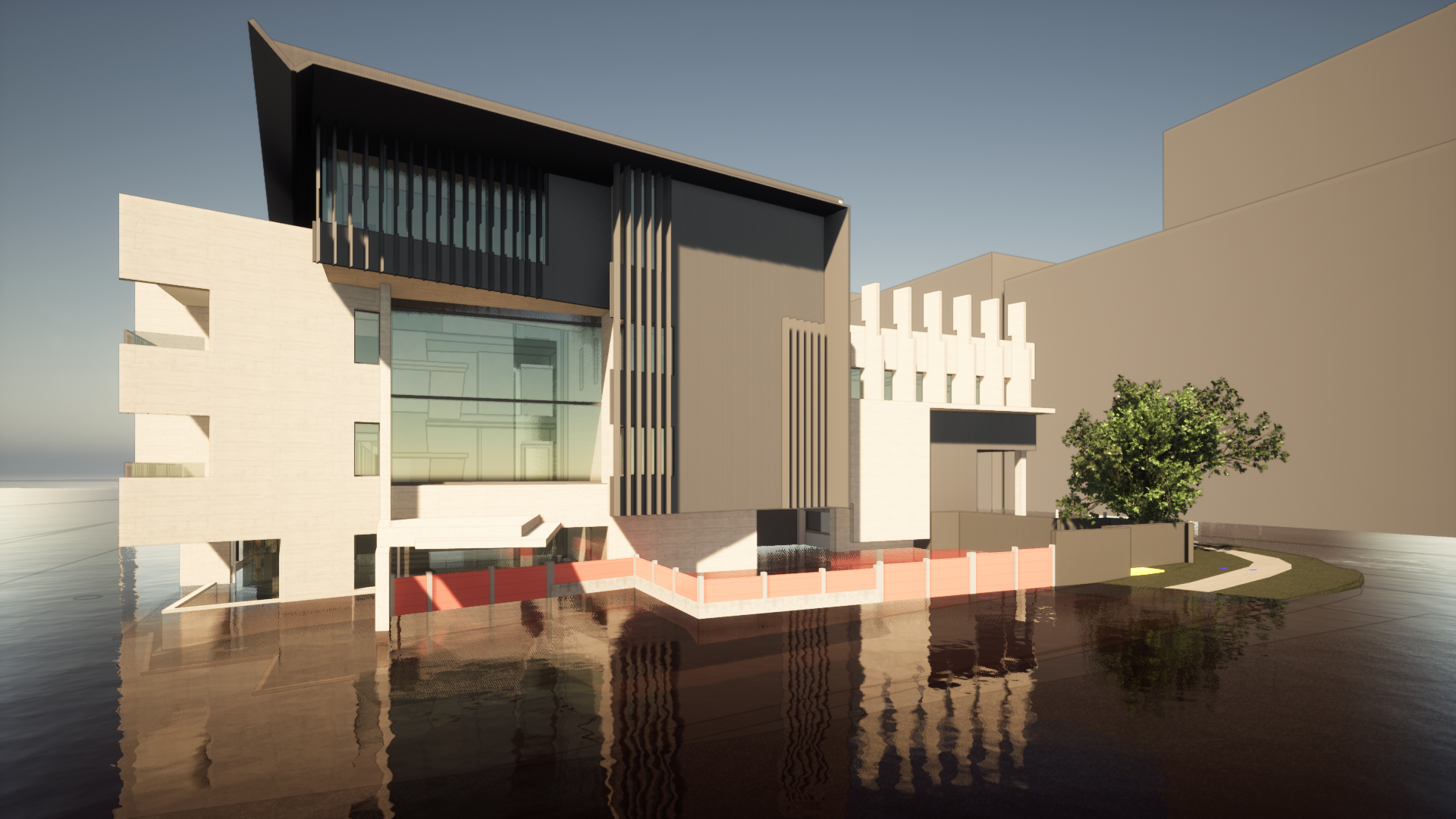 Cutting edge jane street view, floor mitigation render