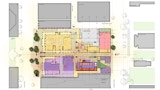 Queens Street floor plan as part of the GPO (General Post office) feasibility study by KIRK Studio architects.