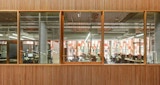 Timber detail inside UQ AEB University of Queensland Advanced Engineering Building - Architecture by KIRK Studio.