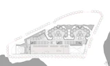 Level 1 floor plan drawing of proposed architectural design for ISP International School in Desa ParkCity Malaysia, by KIRK Studio.