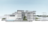 KIRK ISP International School - Educational Architecture Building - Desa ParkCity Malaysia - Sectional Perspective 1 Render