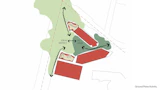 Architectural ground plane activity plan diagramfor James Cook University new Technology Innovation Complex, located in Townsville Queensland. - Architecture by KIRK Studio.