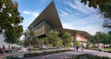 Daytime architecture concept render 02 for James Cook University Technology Innovation Complex, designed by KIRK Studio.