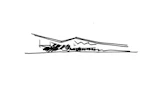Elevation sketch for James Cook University new Technology Innovation Complex, located in Townsville Queensland. - Architecture by KIRK Studio.