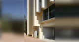 Ground level entry of the Learning innovation building on the University of Queensland Campus. Architectural design by KIRK Studio.