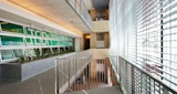 First level view of the Learning innovation building on the University of Queensland Campus. Architectural design by KIRK Studio.