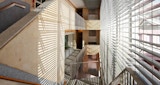 Internal stair feature of the University of Queensland's 'Learning Innovation Building' - Architecture by KIRK Studio.