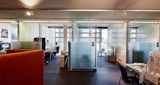 Internal workspace and offices inside the University of Queensland's 'Learning Innovation Building' - Architecture by KIRK Studio.