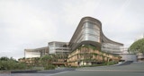 KIRK NTU Nanyang Technological University Academic Building - Singapore - Educational Architecture Building - External Perspective Render