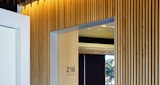 KIRK UQ Sir LIew Edwards Building Interior - St Lucia Brisbane Queensland - Educational Architectural Building - Internal Timber Door Details