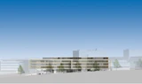 KIRK UQ University of Queensland Business School - Brisbane Queensland - Educational Architectural Building - Elevation West Render