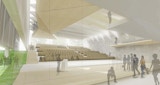 KIRK UQ University of Queensland Business School - Brisbane Queensland - Educational Architectural Building - Daytime Internal Auditorium Render