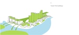 KIRK Iskander Waterfront Development - Malaysia - Architectural Masterplan - Diagram Axo 05