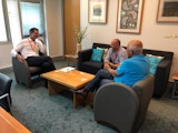 KIRK JCU James Cook University - Masterplan - Educational Architectural Building - Cairns Queensland - Richard Kirk & Charles Wright with Cairns Mayor Cr Bob Manning OAM