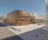 KIRK QPAC NPAV Queensland Performing Arts Centre New Performing Arts Venue - South Brisbane Queensland - Public Architectural Building - Connection to street Render