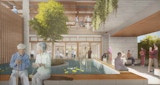 KIRK Sentul Aged Care Community Centre - Malaysia - Public Architectural Building - Daytime Internal Courtyard Render