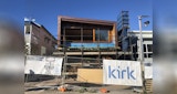 Exterior of Bryce Residence under construction.