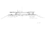 KIRK Courtyard Residence - Noosa Queensland - Residential Architecture Building - Sketch - Section - Bedroom + Media + Library