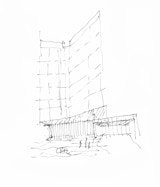 KIRK Macquarie Street Apartments - St Lucia Queensland - Residential Architecture Building - Conceptual Sketch