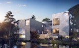 KIRK Purple Jade - Residential Architecture Building - Dusk External Render