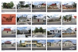 Collage of images of Streetscape Study for West End Brisbane Australia in Preparation for design of residential house.